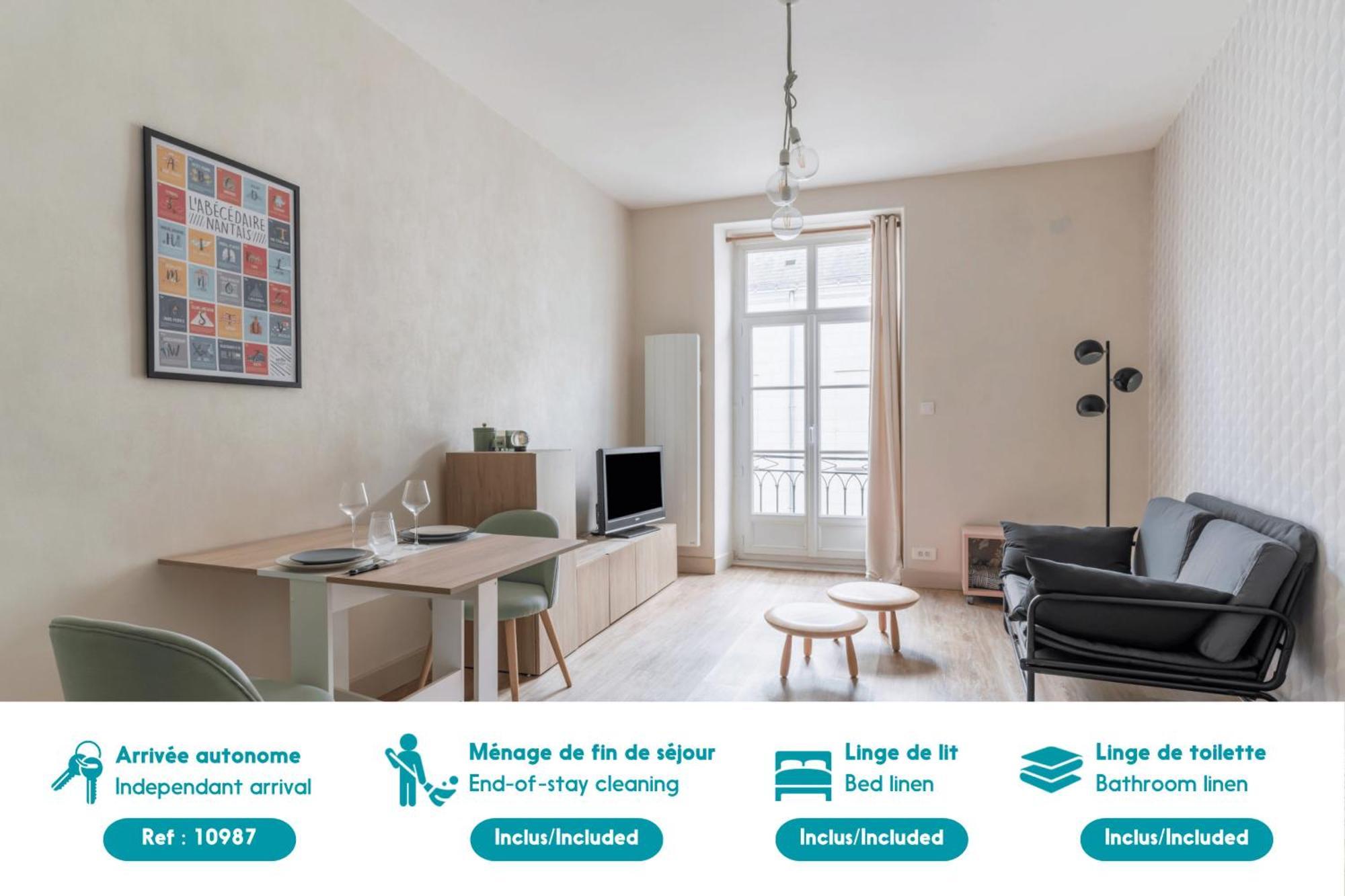Appartement Confortable Au Coeur De Nantes Exterior foto